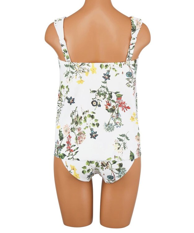 San-ai Resort（三愛水着楽園） タンキニ３点セット【San-ai Resort（サンアイリゾート）】 ホワイト