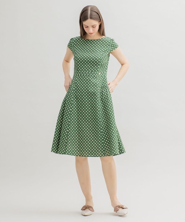 TOCCA 【洗える！】MELODY ドレス グリーン系5