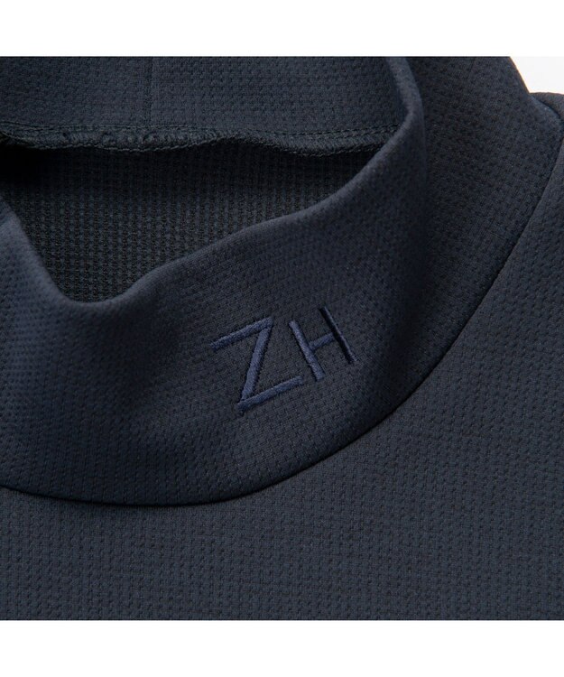 ZERO HALLIBURTON ゼロハリバートン ZERO HALLIBURTON ヒートエナジー×カラット　モックネック長袖 82246 ネイビー