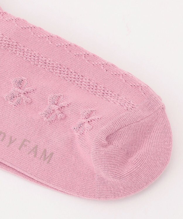 ANY KIDS タイツ（フロートリボン） ピンク