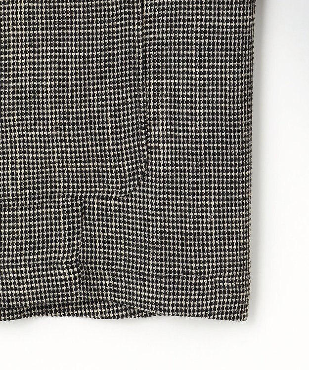 自由区 【洗える】ライトカラミノーカラー ジャケット モノトーン