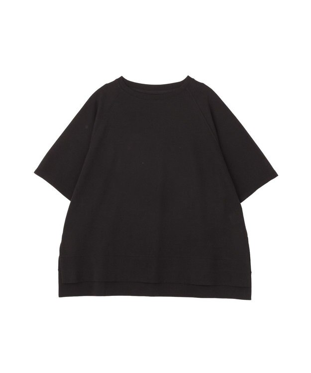earth music&ecology シアーダンボールプルオーバー Black
