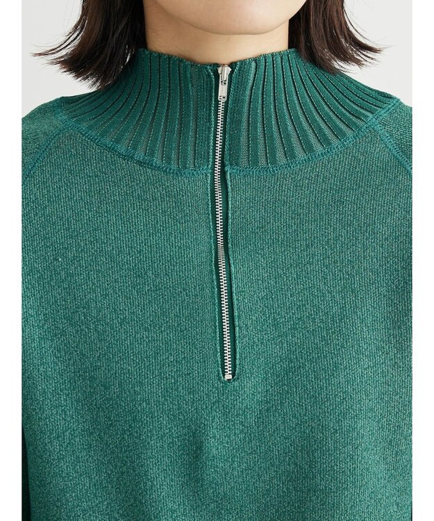 Green Parks ＫＢＦ２ｗａｙクロップドスウェットライクプルオーバー Charcoal Gray