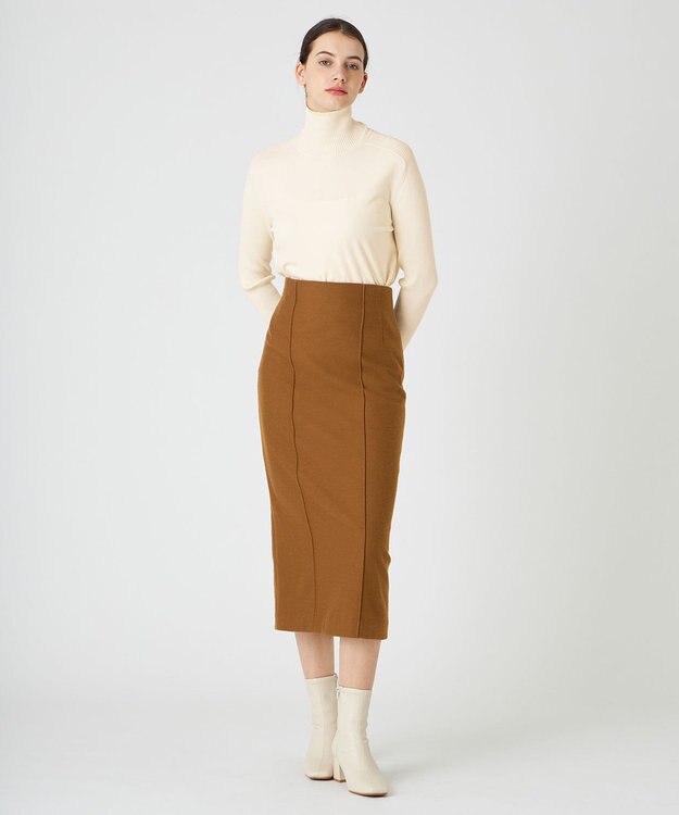 BEIGE， 【S-size】WILLOW / ハイネックニット Ecru