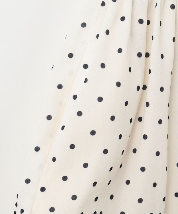 組曲 KIDS 【110-140㎝】ドットシフォン ワンピース オフホワイト系5