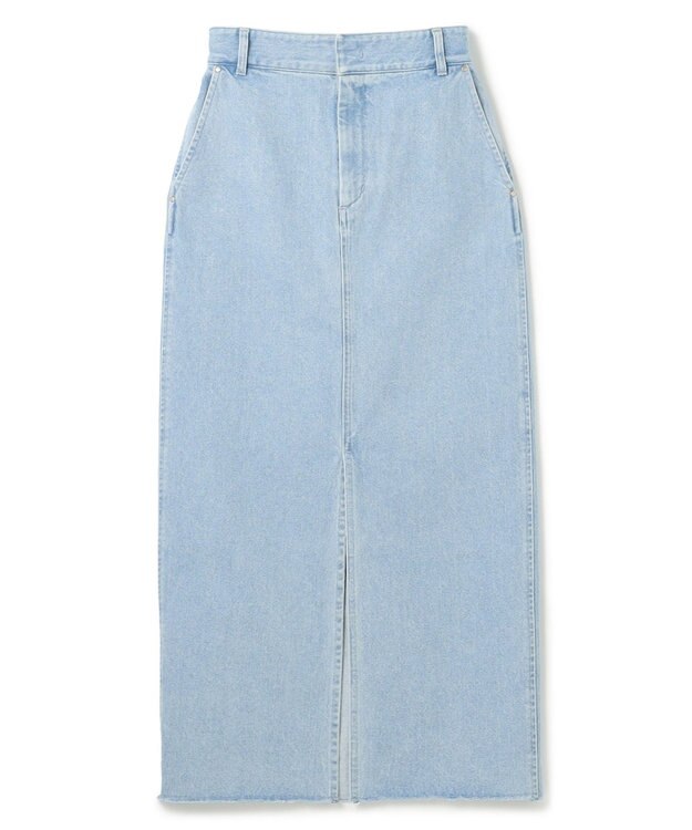 uncrave デニム スカート（uncrave WHITE） サックス