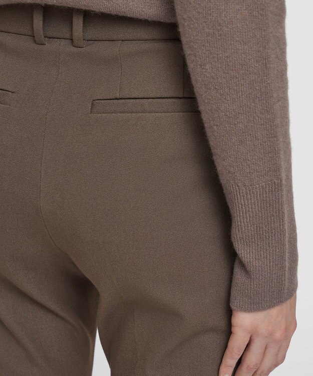 JOSEPH ギャバジンストレッチトラウザーズ　コールマン Mushroom