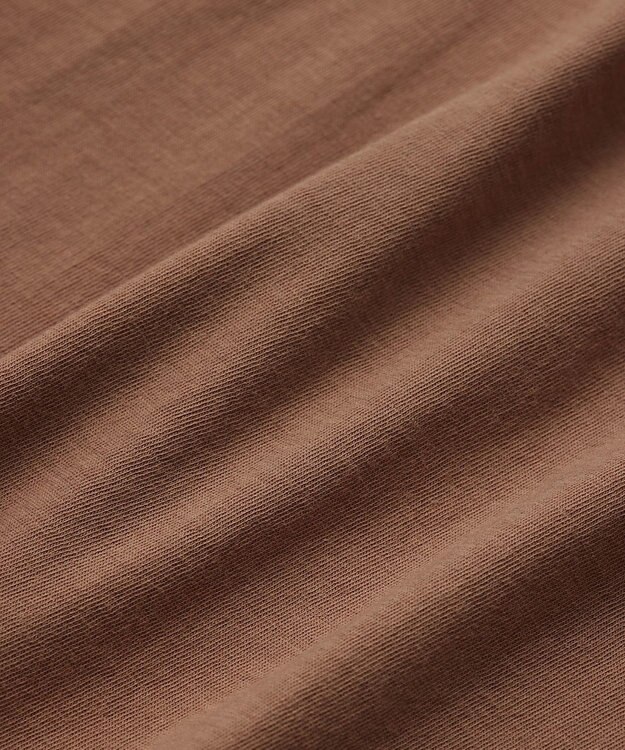 TOQUE 〈大草直子さんアドバイザー〉 【天然素材】タンギスコットン天竺ドルマンTシャツ モカ