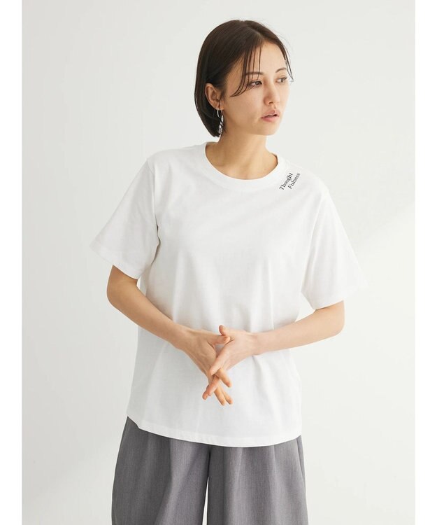 Green Parks 襟ロゴアソートレギュラーＴシャツ Off White