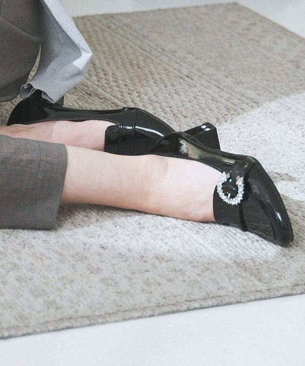 Bridget Birkin 【Bridget Birkin】ヒールアップバックルベルトローファー