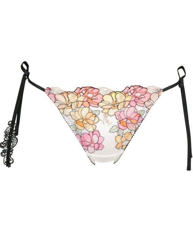 WACOAL ルジェ Ｔバック ショーツ BCA442・BCA342とペア かぶり広め(バック) リボン結びタイプ(サイド) 透けにくい(フロント) ソング はきこみ丈あさめ レディース PCA442 /ワコール アイボリー