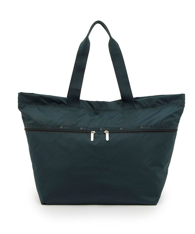 LeSportsac CARLIN ZIP TOP TOTE BAG/ミッドナイトグリーン ミッドナイトグリーン