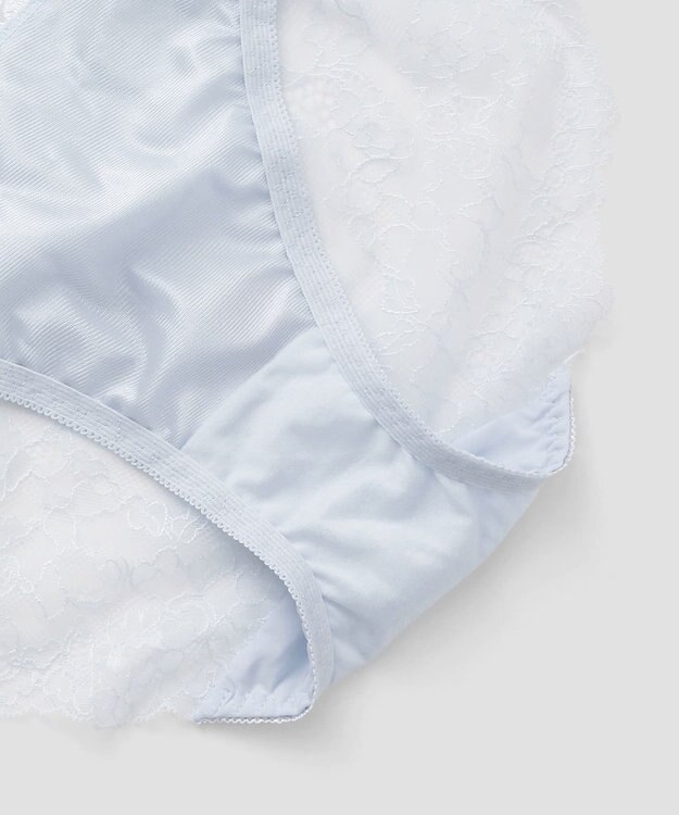 San-ai Resort（三愛水着楽園） エレガントコレクション【2502】デザインバックレースショーツ ブルー