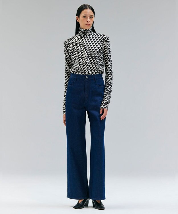 BEIGE， 【洗える・Precious 11月号掲載】BANGS / コットンコーデュロイバギーパンツ Indigo