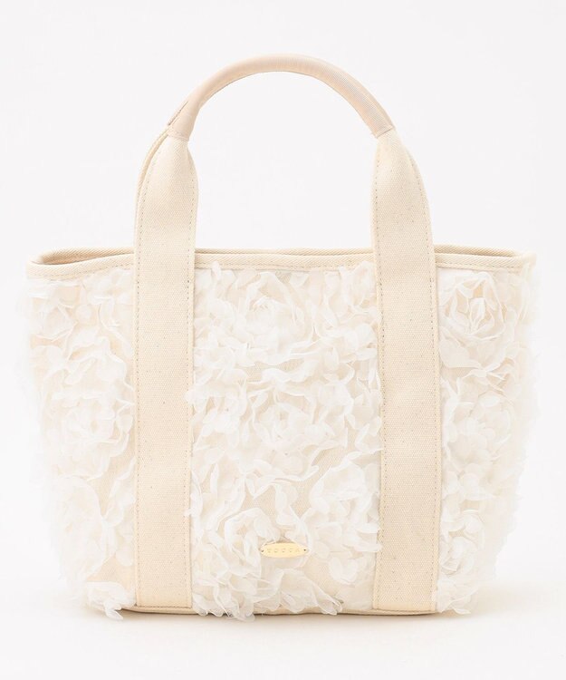 TOCCA IN THE GARDEN キャンバストートバッグ オフ系