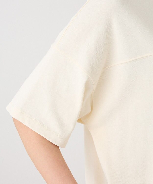 CRAFT STANDARD BOUTIQUE ビッグシルエット5分袖ワンピース Ivory