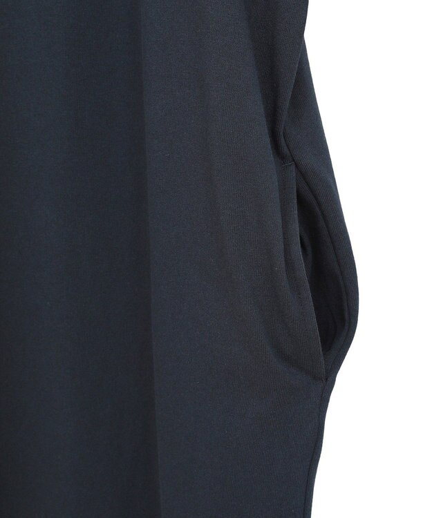 CRAFT STANDARD BOUTIQUE ビッグシルエット5分袖ワンピース Navy