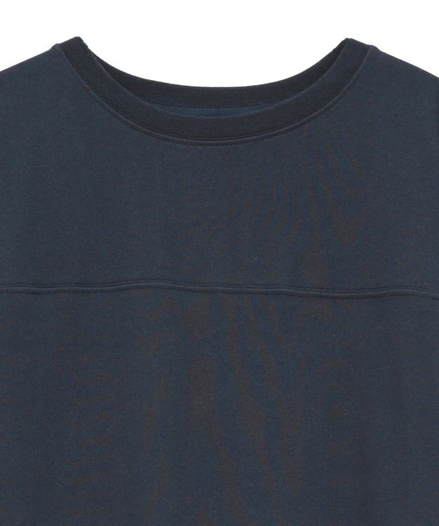 CRAFT STANDARD BOUTIQUE ビッグシルエット5分袖ワンピース Navy