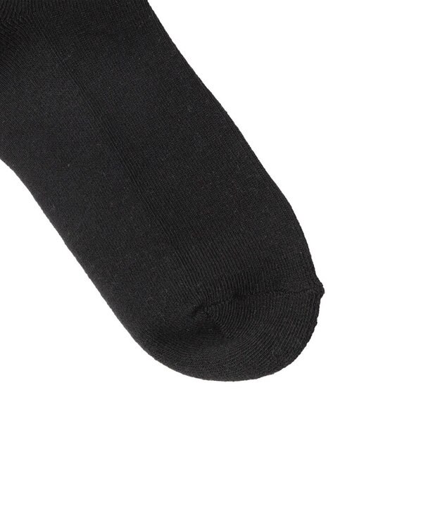 WEGO メタルリボンクルーソックス ブラック