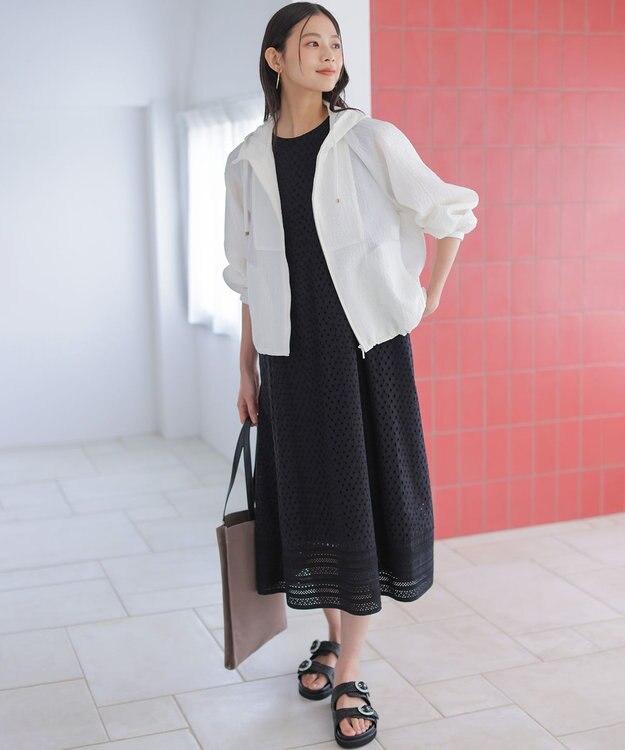 組曲 L シアージャカード ブルゾン ホワイト系