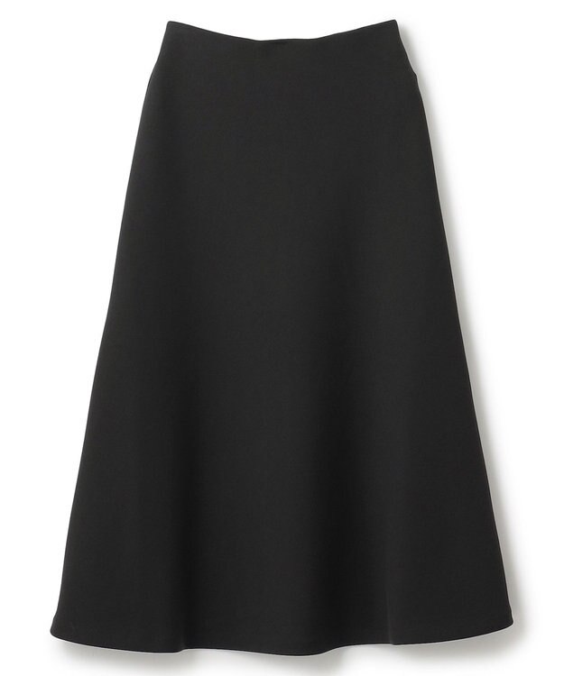 UNFILO 【新色登場】BEAUTY FORM JERSEY セミフレアスカート ブラック