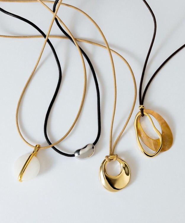 23区 【好評につき追加生産】ビーンズ ネックレス シルバー系