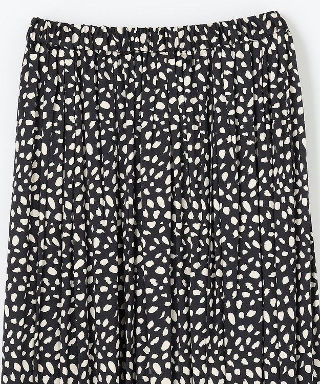 ANY 【洗える】ダルメシアンスカート ブラック系5