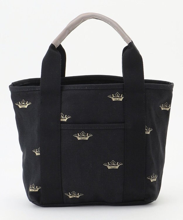 TOCCA CROWN DOTS CANVASTOTE トートバッグ ブラック系