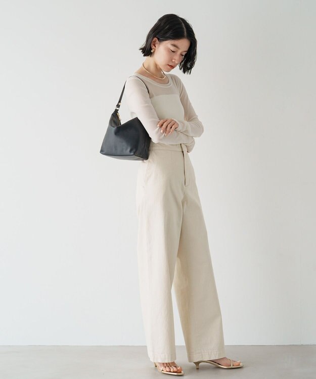 russet ソフトレザーシンプルショルダーバッグ (CE-1328-WEB) Black