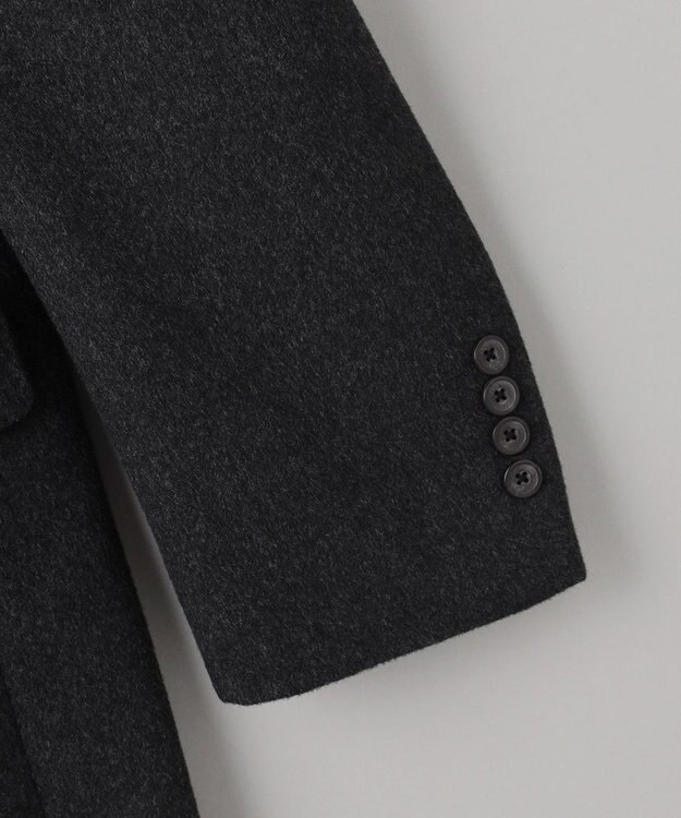 GOTAIRIKU ライトウェイトアンゴラ チェスターコート グレー系