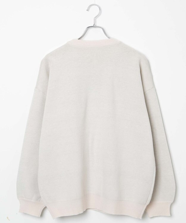 WEGO ジャガードニットプルオーバー ホワイトアイボリー