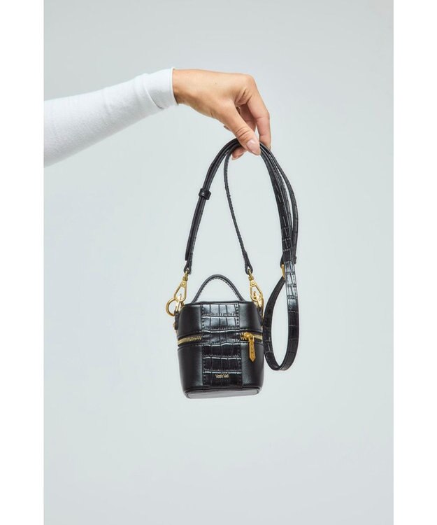 style code 【VerdeVari/ヴェルデヴァリ】TINY VANITY BAG ブラック