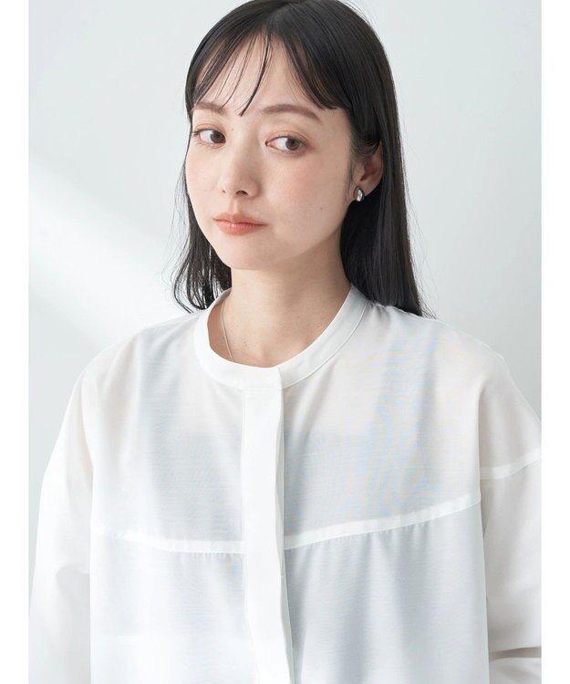 earth music&ecology シャツブルゾン Off White