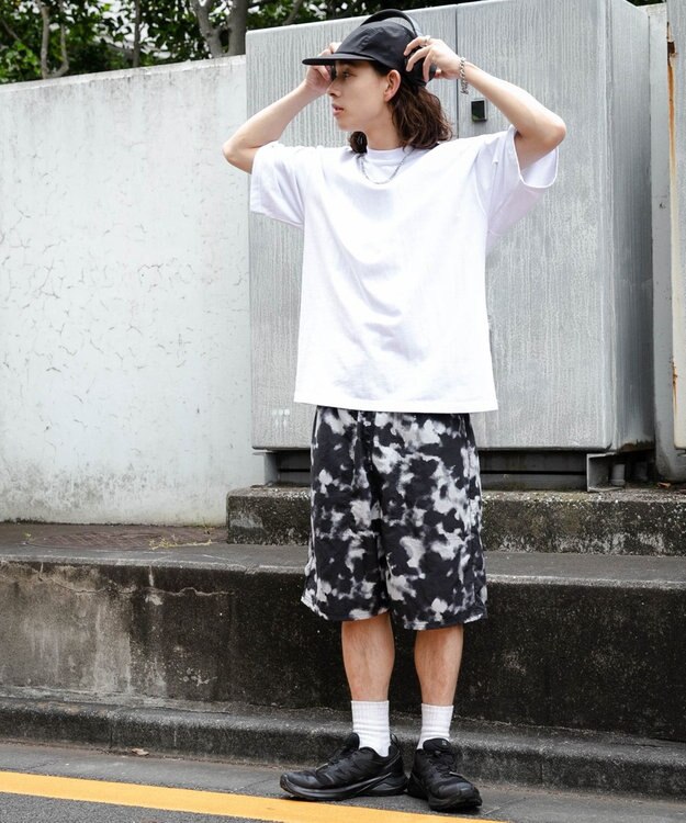 WEGO 【ウエストゴム】パターンナイロンイージーショーツ 柄1