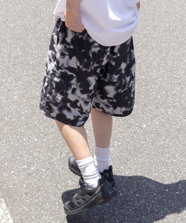 WEGO 【ウエストゴム】パターンナイロンイージーショーツ 柄1