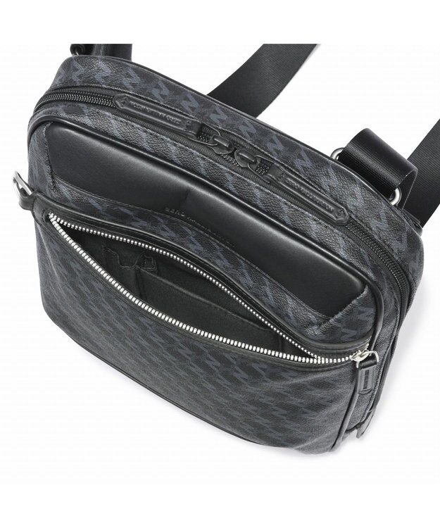 ZERO HALLIBURTON  ZH-モノグラム ショルダーバッグ 6L 650g 81521 ブラック