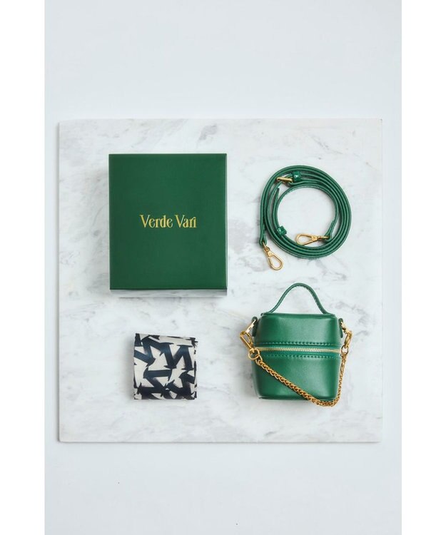style code 【VerdeVari/ヴェルデヴァリ】TINY VANITY BAG グリーン