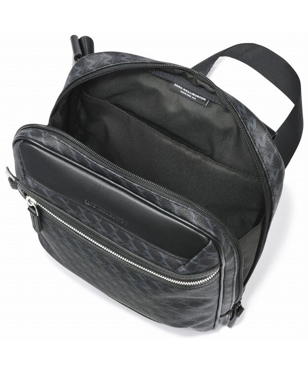 ZERO HALLIBURTON  ZH-モノグラム ショルダーバッグ 6L 650g 81521 ブラック