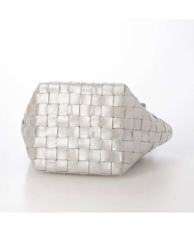 UNBILLION ピークスピーク PEAKS PEAK / 牛革レザーメッシュ3wayトートS シルバー