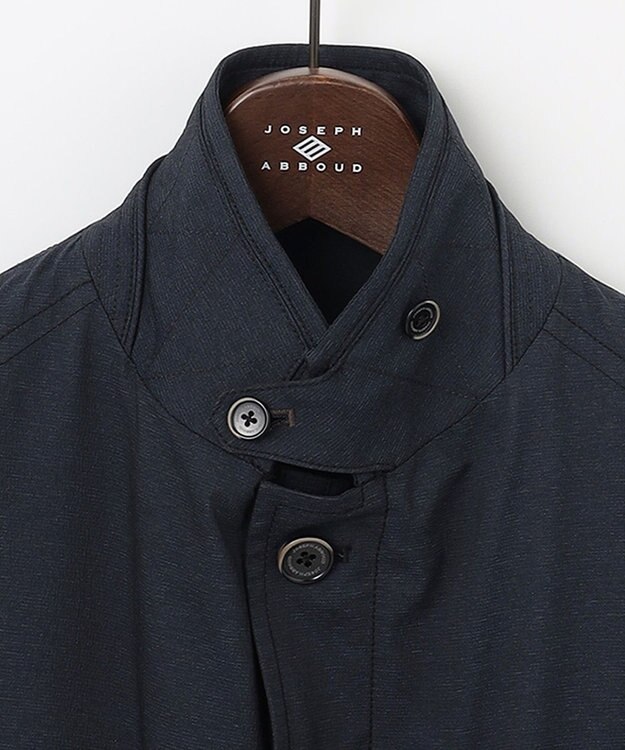 JOSEPH ABBOUD 【キングサイズ・撥水・ストレッチ】インタレースストレッチ ドライビング ジャケット ネイビー系