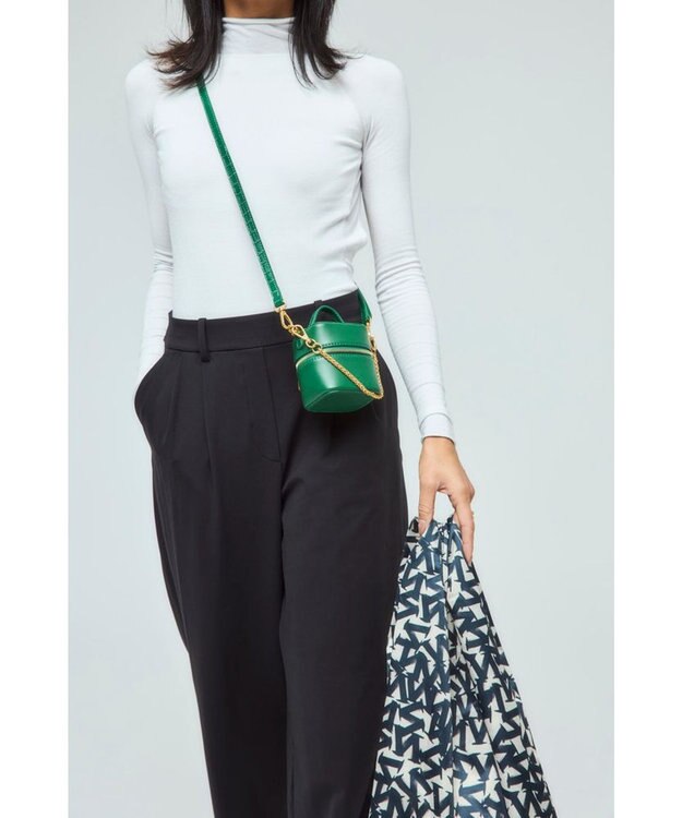 style code 【VerdeVari/ヴェルデヴァリ】TINY VANITY BAG グリーン