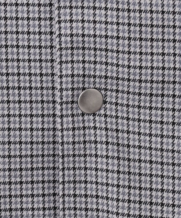 PW CIRCULUS 【MEN】CLASSICAL×SPORTY　チェック柄コーチジャケット グレー系5