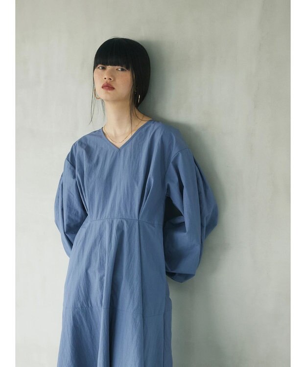 Green Parks armonia．ウエストタックワンピース Blue