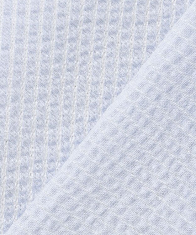 JOSEPH ABBOUD 【オーガニックコットン使用・日本製・26SS新色】JOEコットンサッカークルーネック Tシャツ ブルー26SSカラー