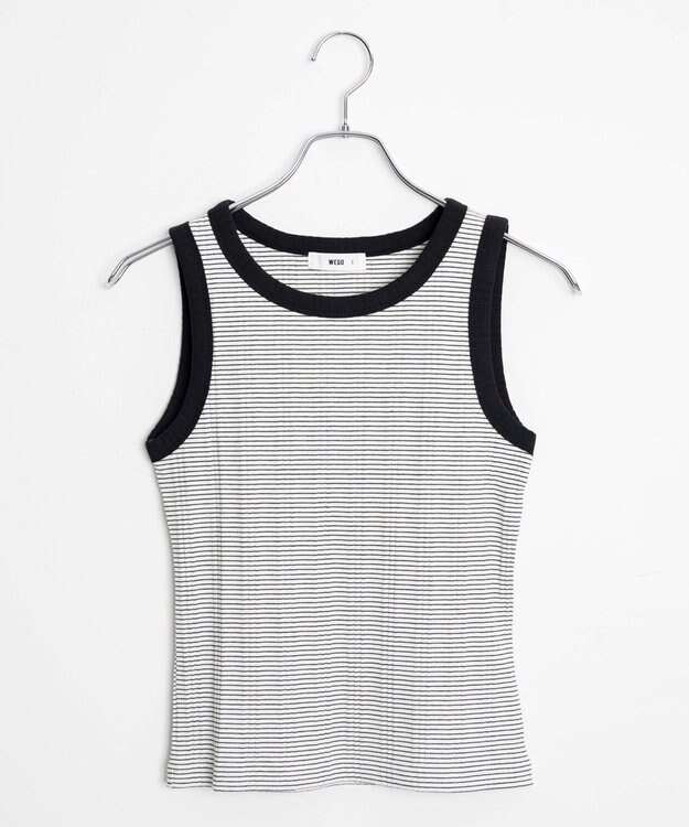 WEGO シンプルタンク ホワイトボーダー