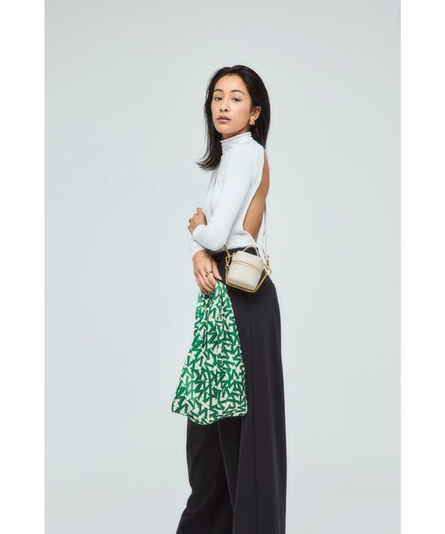 style code 【VerdeVari/ヴェルデヴァリ】TINY VANITY BAG グレージュ