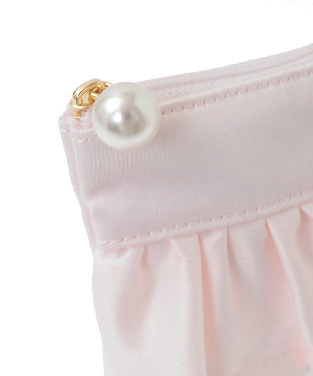 Maison de FLEUR フロントフリルポーチ Pink