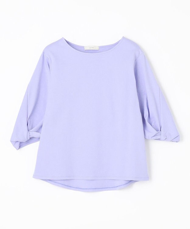 ANY 【WEB限定】シルケットスムース ツイストリーブプルオーバー ブルー