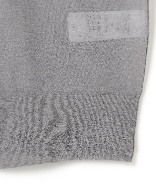 BEIGE， 【洗える・Oggi 10月号掲載】CADDO / シアーウールカーディガン Md.Gray