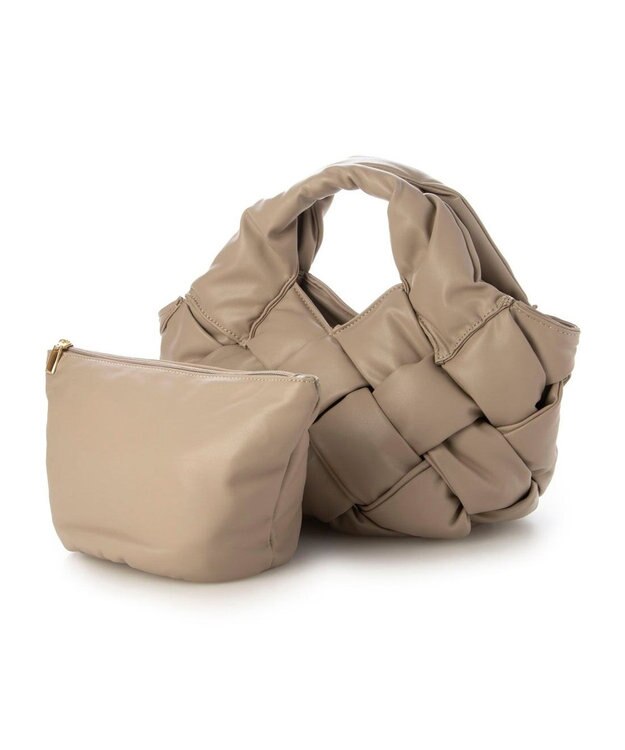 UNBILLION カシュカシュ cachecache / ボンディングメッシュ2wayトートバッグ オーク